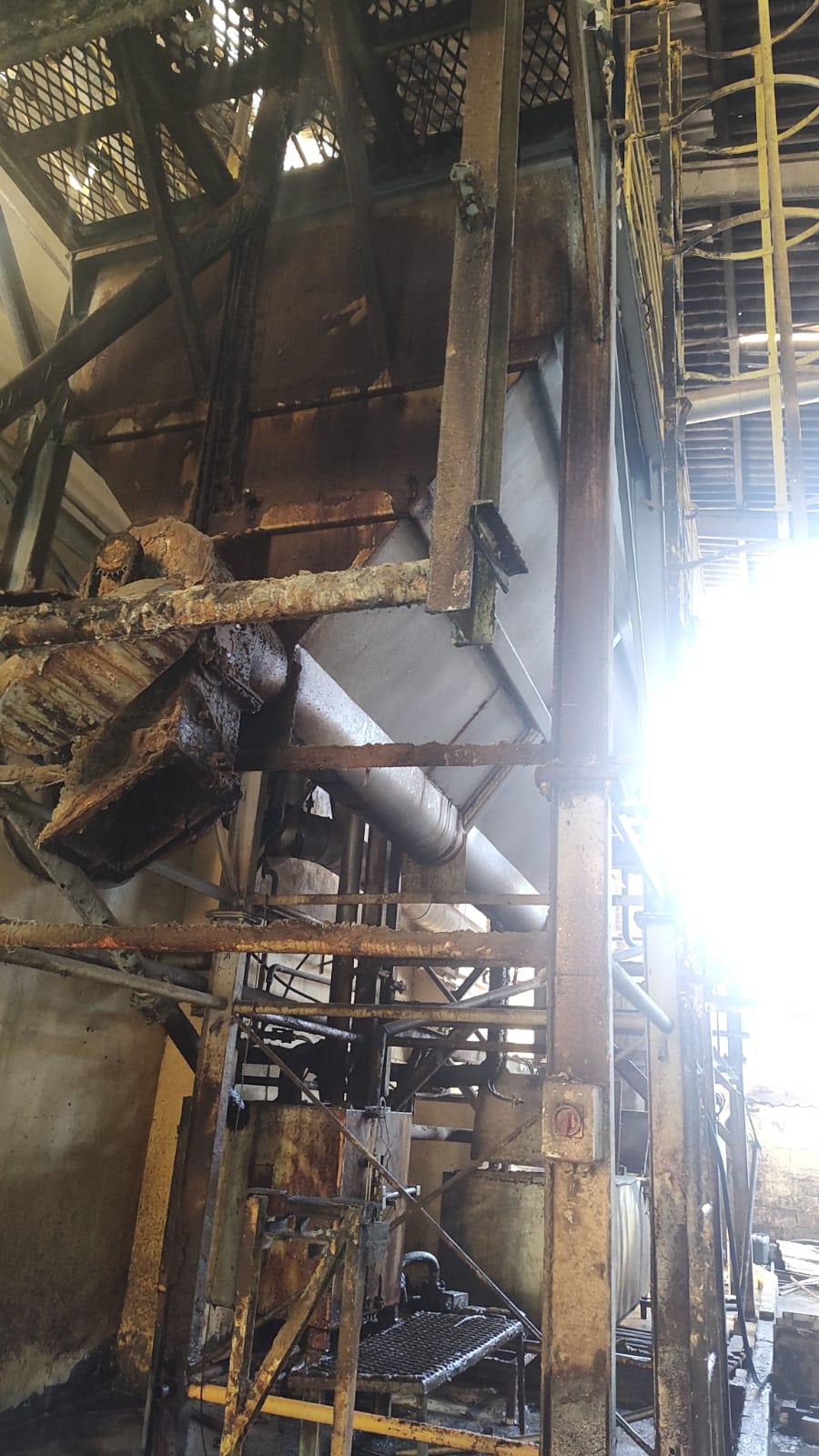 Secador Rotativo + Alimentador em Aço Inox